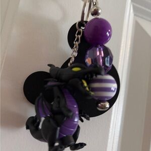 Malicifent Dragon Keychain